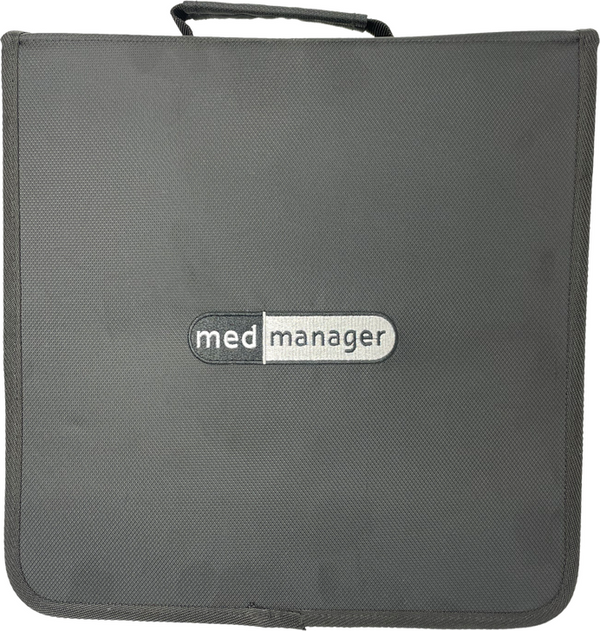 Med Manager Economy Medicine Organizer and Pill Case (Front View)
