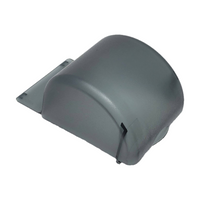 Monroe 8125 Printing Calculator Replacement Paper Printer Cover - Smoke Gray (EX8125PCS) (Back Left View)