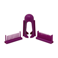 MyFingerComb 3-in-1 Edge Comb (Purple Comb)