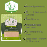 NuLife Low GI Sugar, 2 lb. Bag (Infopic)