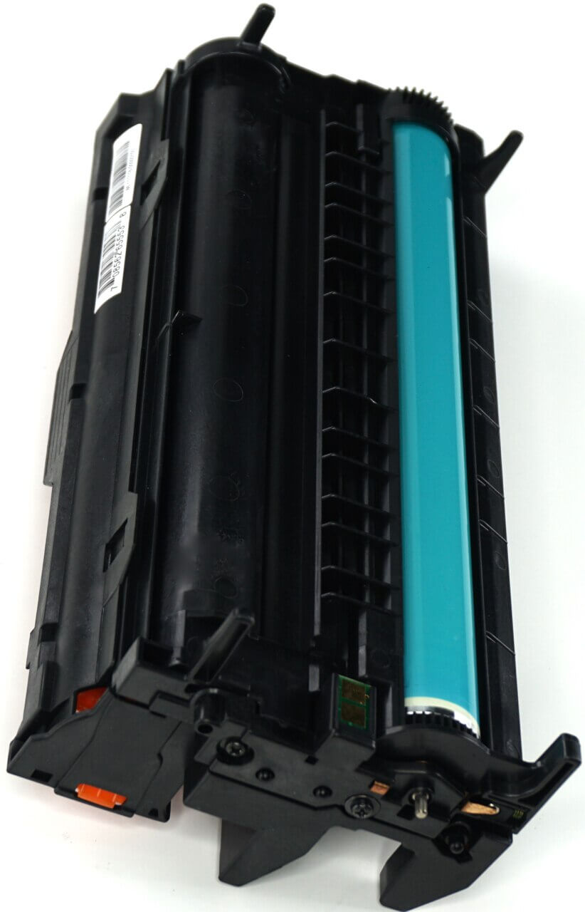 This is the left side view of the Okidata 43501901 replacement drum unit by NXT Premium toner