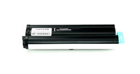 This is the back view of the Okidata 43502001 Black replacement laserjet toner cartridge by NXT Premium toner