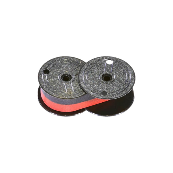 Monroe P65M Premium Printing Calculator Ink Ribbon Spools (Black, Red Ink) (P65M)