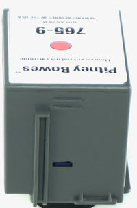 This is the back view of the Pitney Bowes 765-9 Red replacement inkjet cartridge by NXT Premium toner
