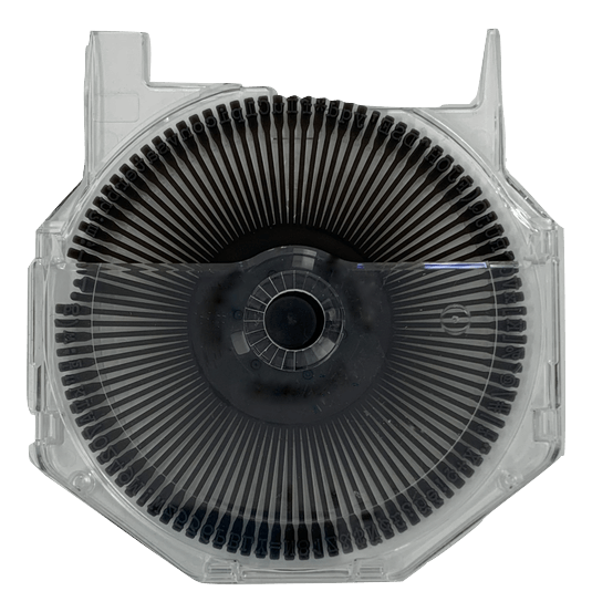 Panasonic KX-E Series Script 12 Printwheel by Rarotype