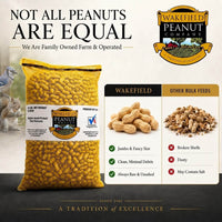 Wakefield Virginia Peanuts in-shell animal peanuts from a family farm with quality sorting and large nuts