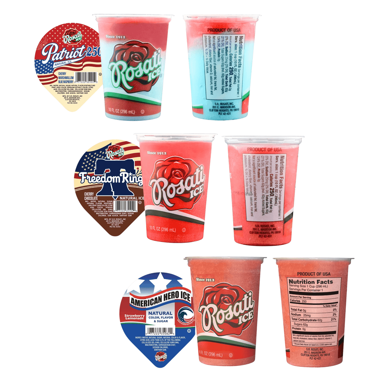 Rosati Ice 6 Pack Variety Collection (Nutrition)