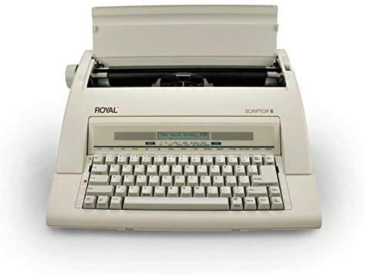 Front view of the Royal Scriptor II Personal Portable Electronic Typewriter