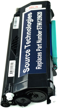 This is the left side view of the Source Technologies STI-204513 MICR replacement laserjet toner cartridge by NXT Premium toner