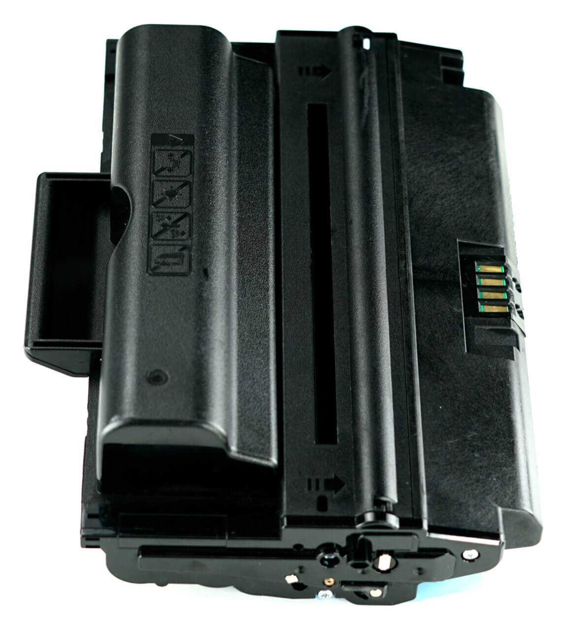 This is the back view of the Samsung MLT-D206L black replacement laserjet toner cartridge by NXT Premium toner