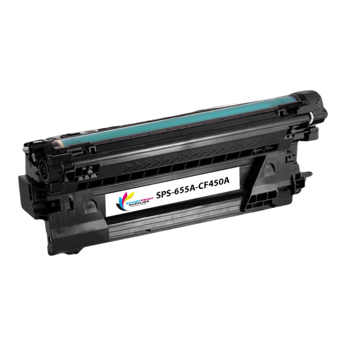 Smart Print Supplies 655A HP CF450A Black Compatible Toner Cartridge Replacement