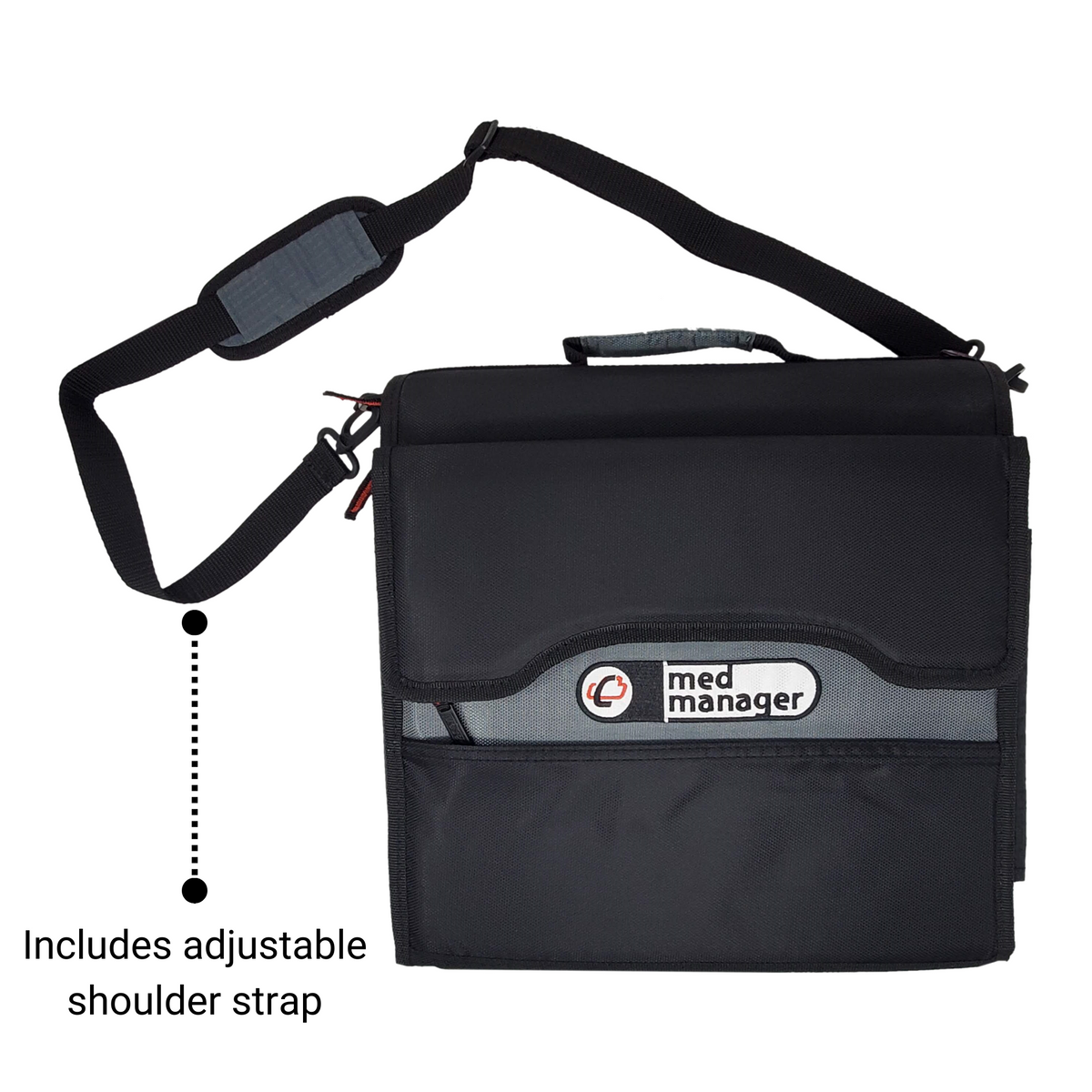Med Manager Deluxe Medicine Organizer and Pill Case (MM300) (Strap)