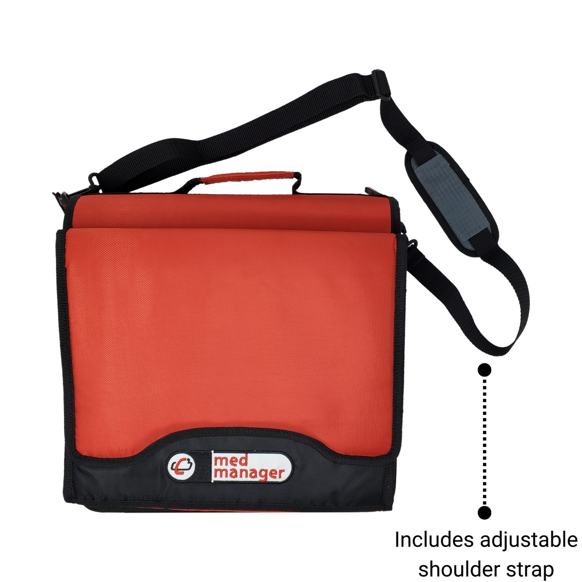 Med Manager Medicine Supply Organizer with Insulin Cooler Travel Case (MM600) (Strap)