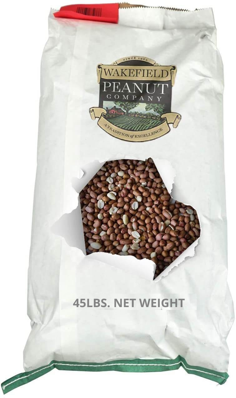 Wakefield Virginia Peanuts Shelled Animal Peanuts, 45 LBS (Bag)