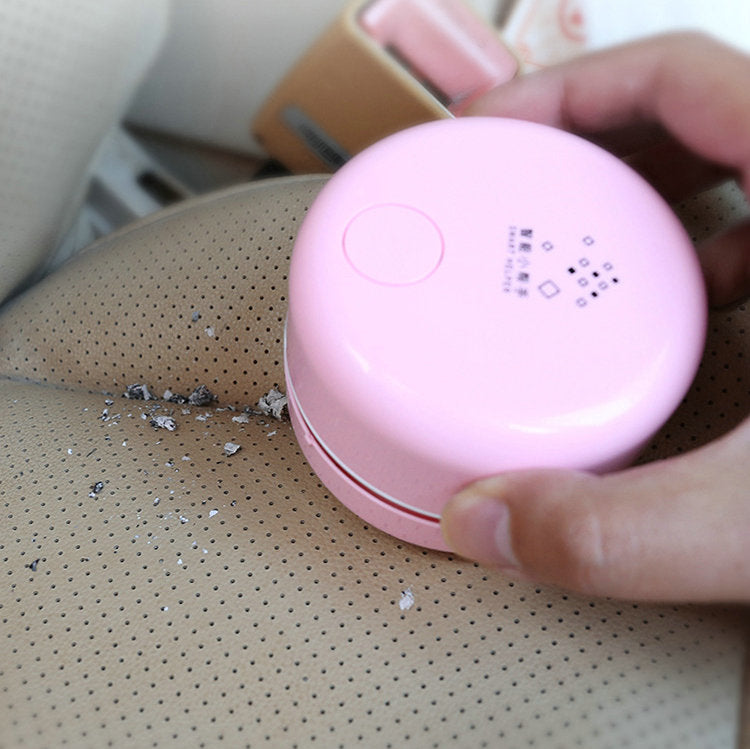 Portable Mini Desktop Vacuum Cleaner for Office, Home, and Keyboard Cleaning