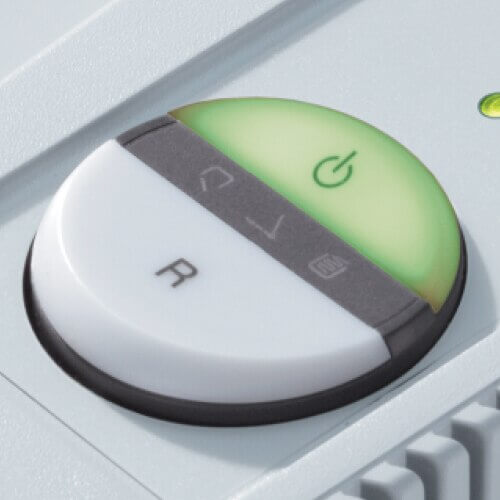 MBM Destroyit 3104 Cross Cut Shredder shredding a CD
