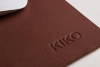 Cowhide Leather Mouse Pad with Smooth Hand-Glazed Surface (Corner)